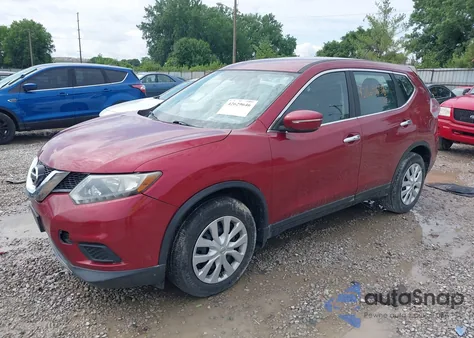 2014 Nissan Rogue S z USA, uszkodzony, nr VIN 5N1AT2MV6EC794677